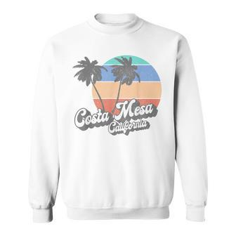 Retro Costa Mesa California Ca Vintage Beach Surf Sweatshirt | Mazezy