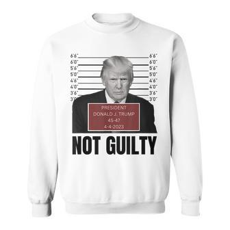 Retro Donald Trump Started Selling Not Guilty Hot Sweatshirt | Mazezy