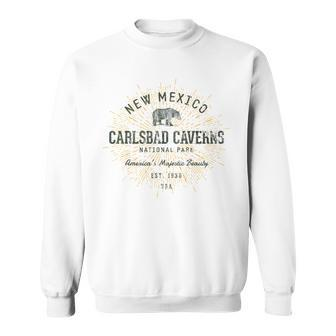Retro Style Vintage Carlsbad Caverns National Park Sweatshirt | Mazezy