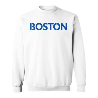 Retro Yellow Boston Vintage Throwback Running Sweatshirt - Seseable