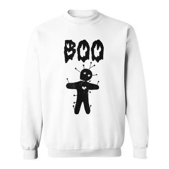 Scary & Spooky Voodoo Halloween T Halloween Sweatshirt | Mazezy