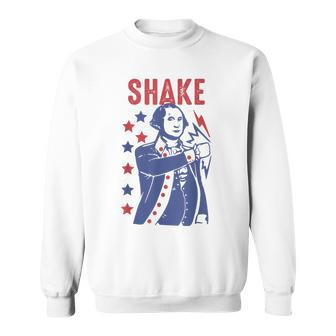 Shake And Bake Funny Couple Matching 4Th Of July Shake Sweatshirt - Thegiftio UK