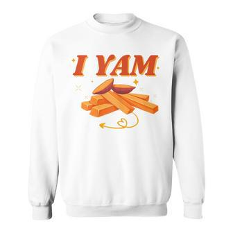 Shes My Sweet Potato I Yam Set Thanksgiving Couples Matching Sweatshirt | Mazezy