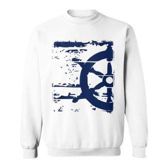 Ships Anchor Wheel Sweatshirt | Mazezy