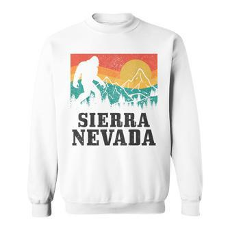 Sierra Nevada Bigfoot California Mountains Vintage Hiking Sweatshirt | Mazezy