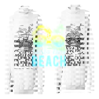 Siesta Key Beach Summer Vacation Trip - Florida Beaches Florida Gifts & Merchandise Funny Gifts Sweatshirt | Mazezy