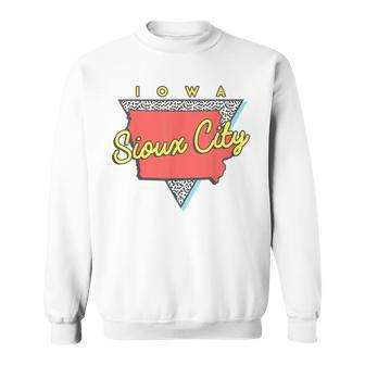 Sioux City Iowa T Vintage Ia Souvenirs Sweatshirt | Mazezy