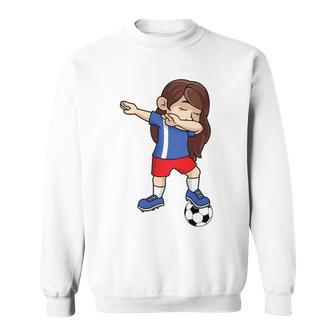 Soccer Dabbing Girl Funny Dab Soccer Lover Soccer Funny Gifts Sweatshirt | Mazezy