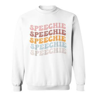 Speech Therapy Speech Language Pathologist School Slp Sweatshirt - Seseable