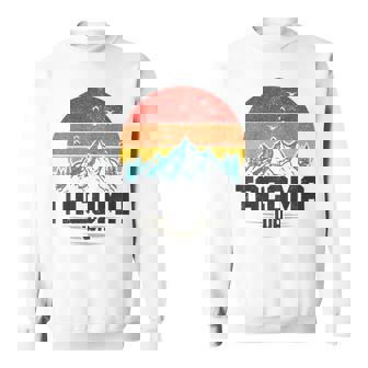 Tacoma Washington Wa Vintage Mountains Pnw Pride Sweatshirt | Mazezy