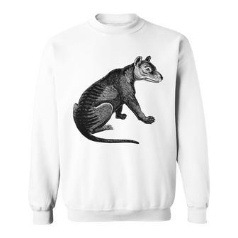 Tasmanian Tiger Print Sweatshirt | Mazezy