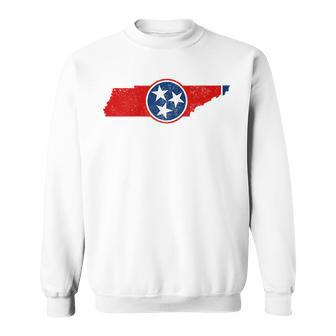 Tennessee Flag Tn Pride State Map Nashville Memphis Sweatshirt | Mazezy