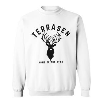 Terrasen Tog Home Of The Stag Sjm Bookish Sweatshirt | Mazezy