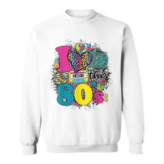 This Is My 80S Costume Outfit Gifts Eighties Retro Party Sweatshirt - Seseable