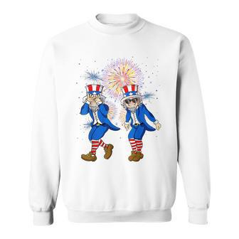 Uncle Sam Griddy Dance Funny 4Th Of July Independence Day Sweatshirt - Thegiftio UK