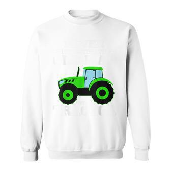 Never Underestimate An Old Man With A Tractor Driver Farmer Sweatshirt - Seseable