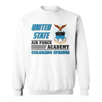 United Air Force Academy Colorado Springs Veterans Day Gift Sweatshirt | Mazezy