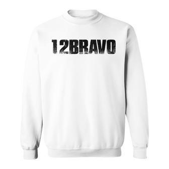 Us Army 12 Bravo Combat Engineer 12B Veteran Gift Sweatshirt | Mazezy