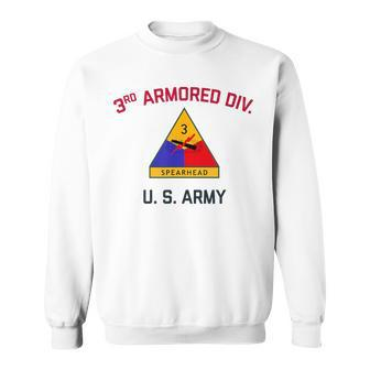 Us Army 3Rd Armored Division Spearhead Ww2 Vintage Tank Sweatshirt | Mazezy UK