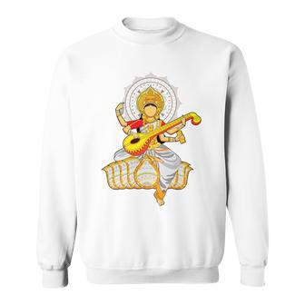 Veena Lover Indian Music Instrument Classical Sweatshirt | Mazezy