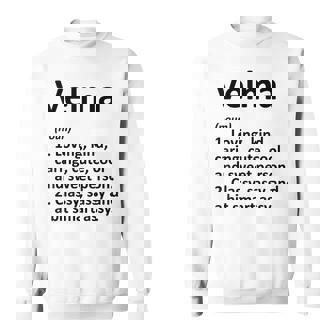 Velma Definition Personalized Name Funny Birthday Gift Idea Sweatshirt | Mazezy