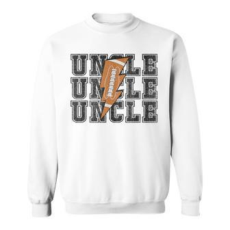 Vintage American Football Uncle Game Day Football Season Sweatshirt | Mazezy