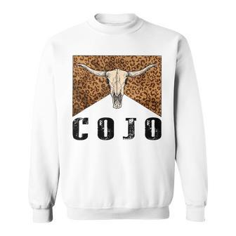 Vintage Cojo Bull Skull Country Music Sweatshirt | Mazezy