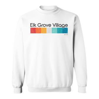 Vintage Elk Grove Village Usa Retro Sweatshirt | Mazezy