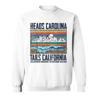 Vintage Heads Carolina Tail California Summer Beach Paradise Sweatshirt | Mazezy