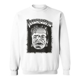 Vintage Horror Movie Monster Halloween Frankenstein Monster Halloween Sweatshirt | Mazezy UK