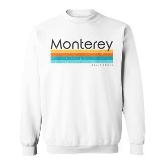 Vintage Monterey California Ca Retro Sweatshirt | Mazezy