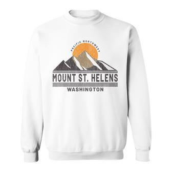 Vintage Mount St Helens Washington Mountain Souvenir Sweatshirt | Mazezy