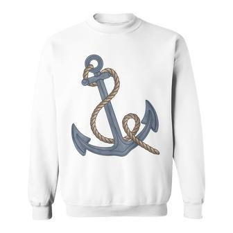 Vintage Nautical Anchor | Cute Retro Sailing Gift Sweatshirt | Mazezy