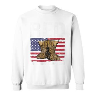 Vintage Red Friday Red Until The Come Home Usa American Flag Sweatshirt - Seseable