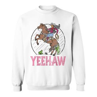 Vintage Yeehaw Howdy Rodeo Western Country Southern Cowgirl Sweatshirt