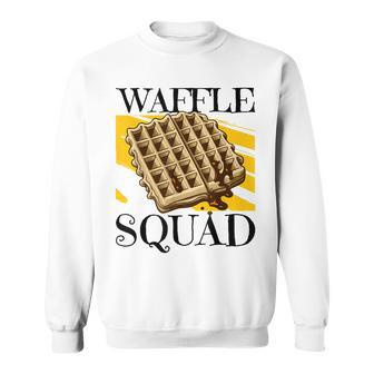 Waffle Squad Ironic Waffle Gourmet Hobby Chef Sweatshirt - Monsterry