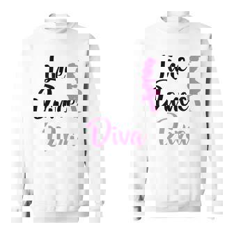 Western Country Line Dancing Diva Cowgirl Line Dance Sweatshirt | Mazezy