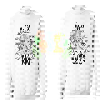 Wilde One Of The Wild One Zoo Birthday Safari Jungle Animal Sweatshirt - Seseable