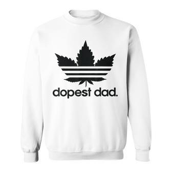 Worlds Lover Dad Weed Stoner Necessities Father Gift For Mens Sweatshirt | Mazezy