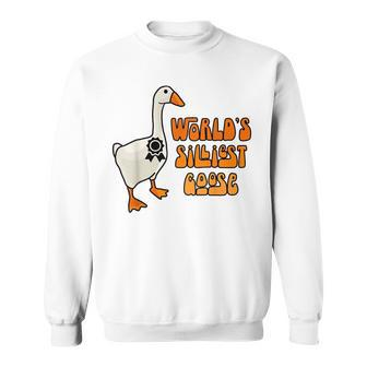 Worlds Silliest Goose Sweatshirt | Mazezy