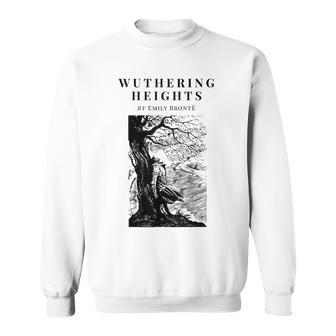 Wuthering Heights By Emily Bronte Vintage Book Cover Sweatshirt | Mazezy