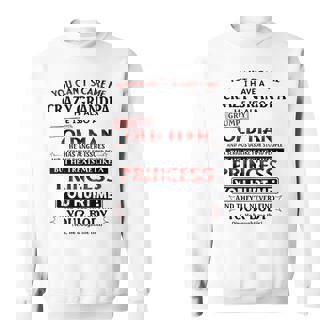 You Cant Scare Me I Have A Crazy Grandpa Grumpy Old Man Sweatshirt | Mazezy