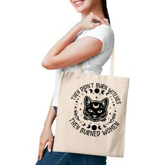 Celestial They Didn't Burn Witches They Burned Tote Bag | Mazezy