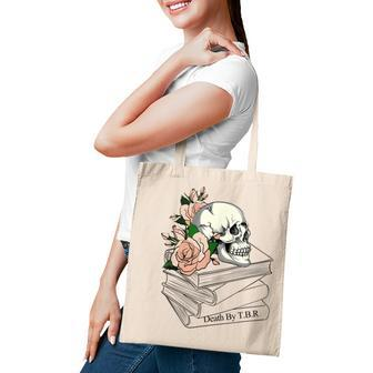 Death By Tbr | To Be Read - Tbr Pile Bookish Bibliophile Tote Bag | Mazezy
