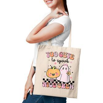 Nicu Nurse Halloween Retro Too Cute To Spook Nicu Crew Tote Bag | Mazezy