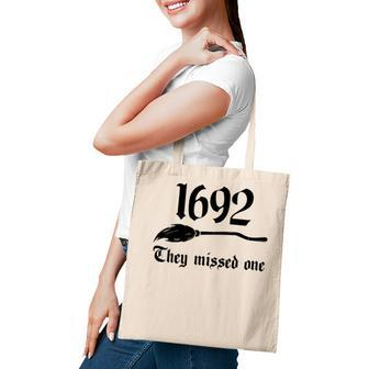 Vintage Salem 1692 They Missed One Halloween Costume Tote Bag | Mazezy