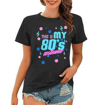 80S Halloween Costume Funny Retro Vintage Trick Or Treat Halloween Funny Gifts Women T-shirt | Mazezy
