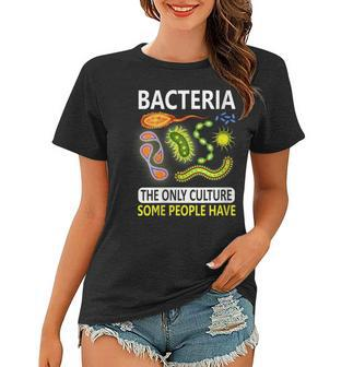 Bacteria The Only Culture Some People Have Gifts Women T-shirt | Mazezy