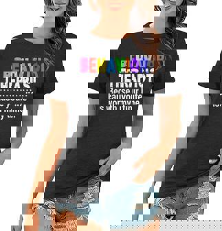 Behavioral Therapist Worth My Time Rbt Analyst Behavior Tech Women T-shirt | Mazezy