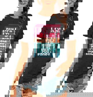 Defund The Police Fund Public Schools Retro Vintage Women T-shirt | Mazezy